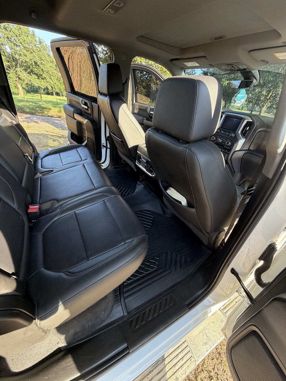 Rear seat after detailing